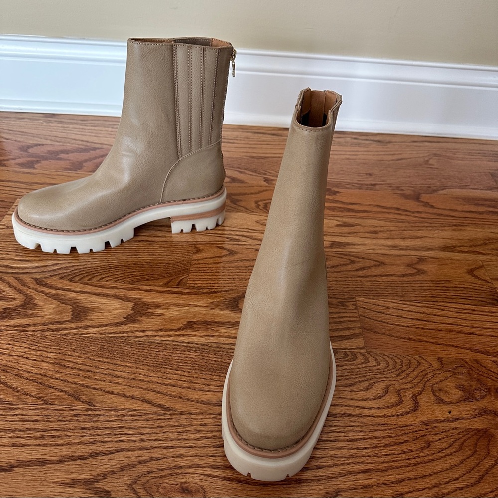 Kork-Ease Tan Ankle Boots